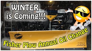 Fast And Simple Snow Plow Oil Change