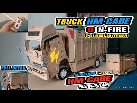 Helo guys kali ini gw kasih tau Tutorial tentang cara Membuat Miniatur Truck Isuzu NMR 71 Ya Keren d. 