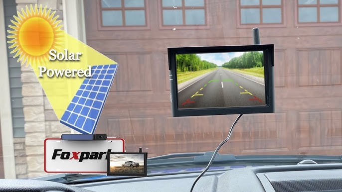 Caméra Solaire de recul neuf pour Voiture WiFi Caméra magnétique pour  iPhone android Caméra Avant/arrière 1080P étanche, Caméra de recul RV pour  Camion remorque Bus Camper Bateau - Équipement caravaning