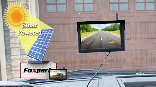 Foxpark Solar 3 Wireless Backup Camera | 5 Minute Install and Demonstration