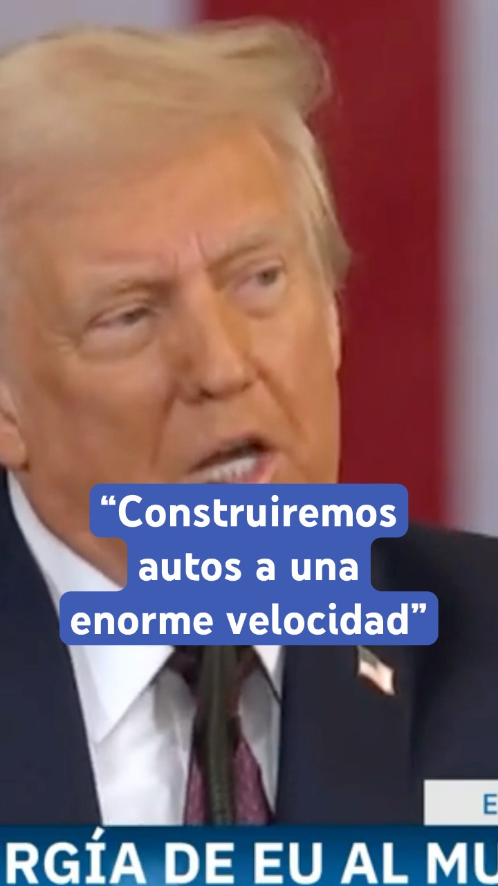 Trump promete crecimiento en la industria automotriz de Estados Unidos #shorts