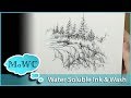 Sketching With Water Soluble Ink. How & What to Use – InkTober