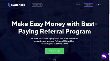 How to get a Referral Link on Switchere.com instant crypto exchange?