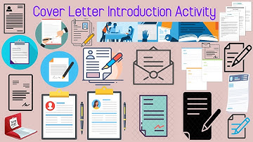 Cover Letter Introduction Activity
