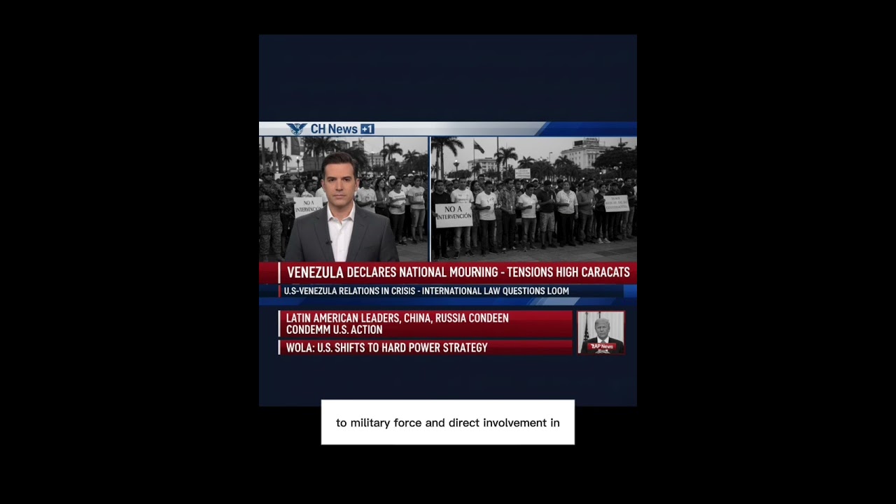 BREAKING: Maduro Captured — A Turning Point for U.S.–Venezuela Relations