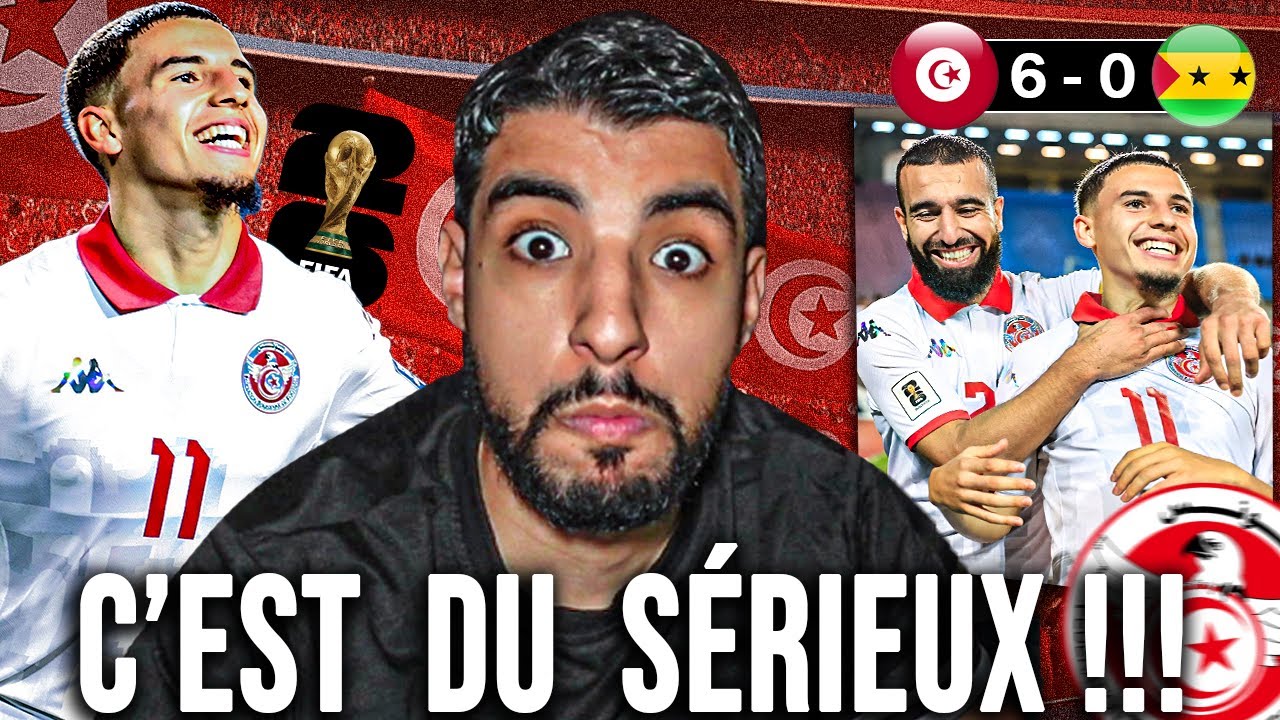 La TUNISIE ÇA DEVIENT TRÈS SÉRIEUX... | Débrief Tunisie 6 vs 0 Sao Tomé