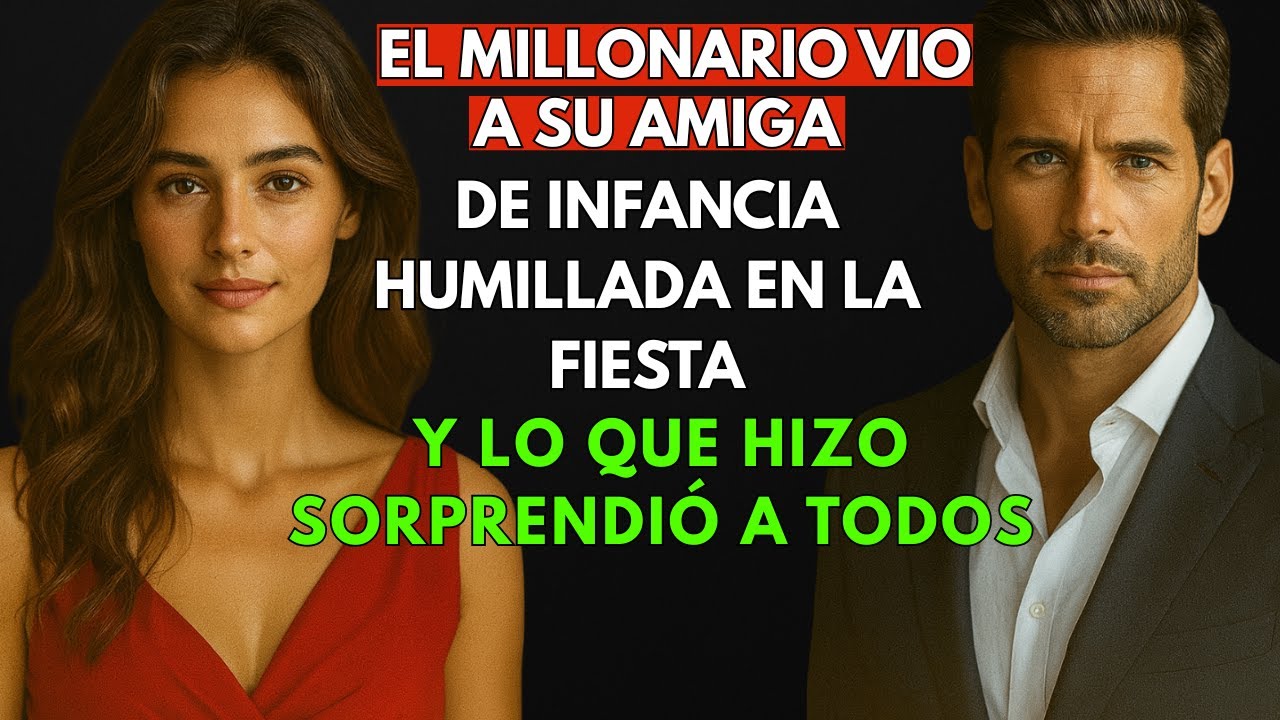 El Millonario Vio A Su Amiga De Infancia Humillada En La Fiesta — Y Lo Que Hizo Sorprendió A Todos