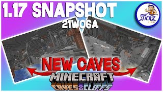 Minecraft 1.17 Snapshot - NEW CAVE GENERATION - Caves and Cliffs Update (21w06a)
