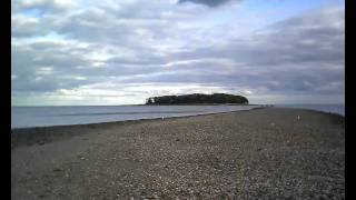 Charles Island Tide Tombolo Time Lapse