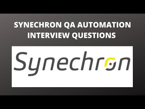 Synechron Automation Testing Interview Experience | Automation Interview Questions and Answers
