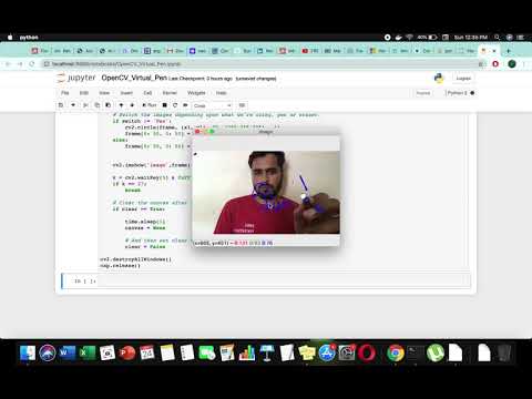 Virtual Pen Open CV Project Demo