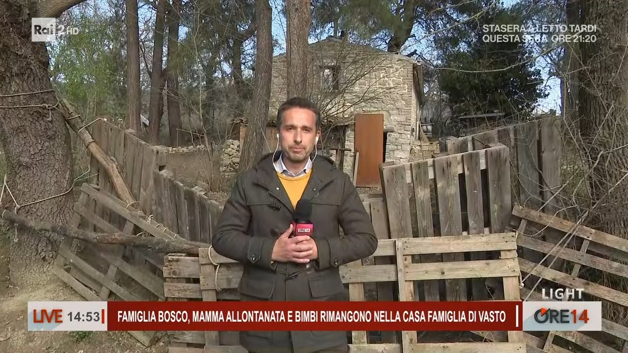 Famiglia nel bosco, mamma Catherine allontanata dalla struttura - Ore 14 del 10/03/2026