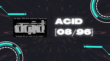 ACiD Productions [08/96] Full Ansi / Ascii Art Pack Video #ANSI #asciiart #ANSI #ansiart #asciiart