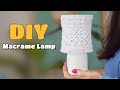 Macrame Lamp DIY | Easy HOME DECOR Project