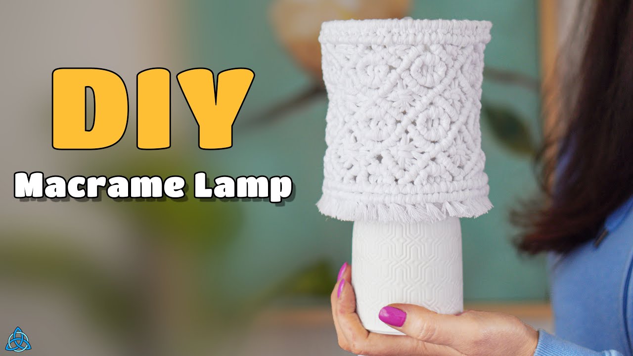 Macrame Lamp DIY | Easy HOME DECOR Project