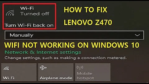 HOW TO FIX LENOVO Z470 WIFI CONNECTION 레노버 와이파이