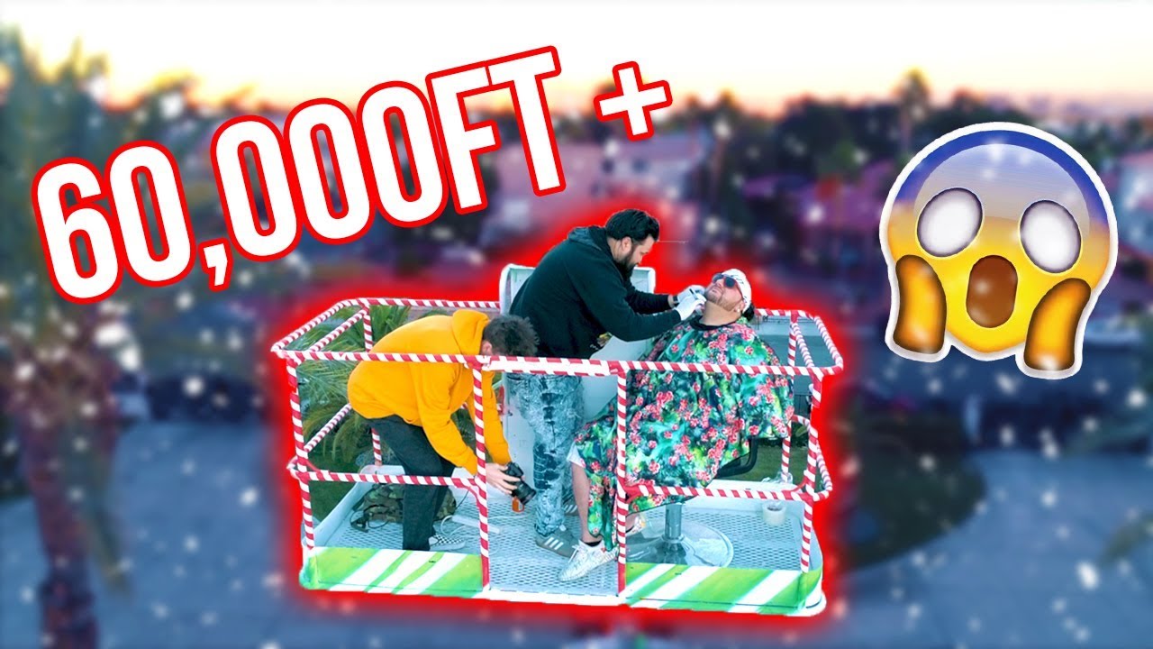 SHAVING ON A $100,000 CRANE 60,000FT IN THE SKY **don’t fall**