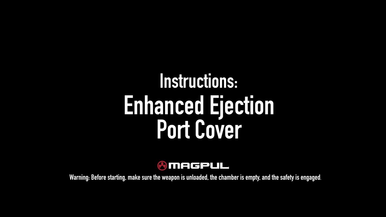 Magpul Enhanced Polymer AR-15 Ejection Port Cover (Dust Cover), Black