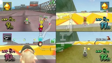 Mario Kart Wii Custom Tracks ✦ 4 Players #052
