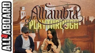 ALHAMBRA | Board Game | 2 Player Playthrough | Construction of a Wonder