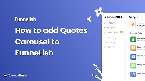 How to add a Quotes Carousel to Funnelish