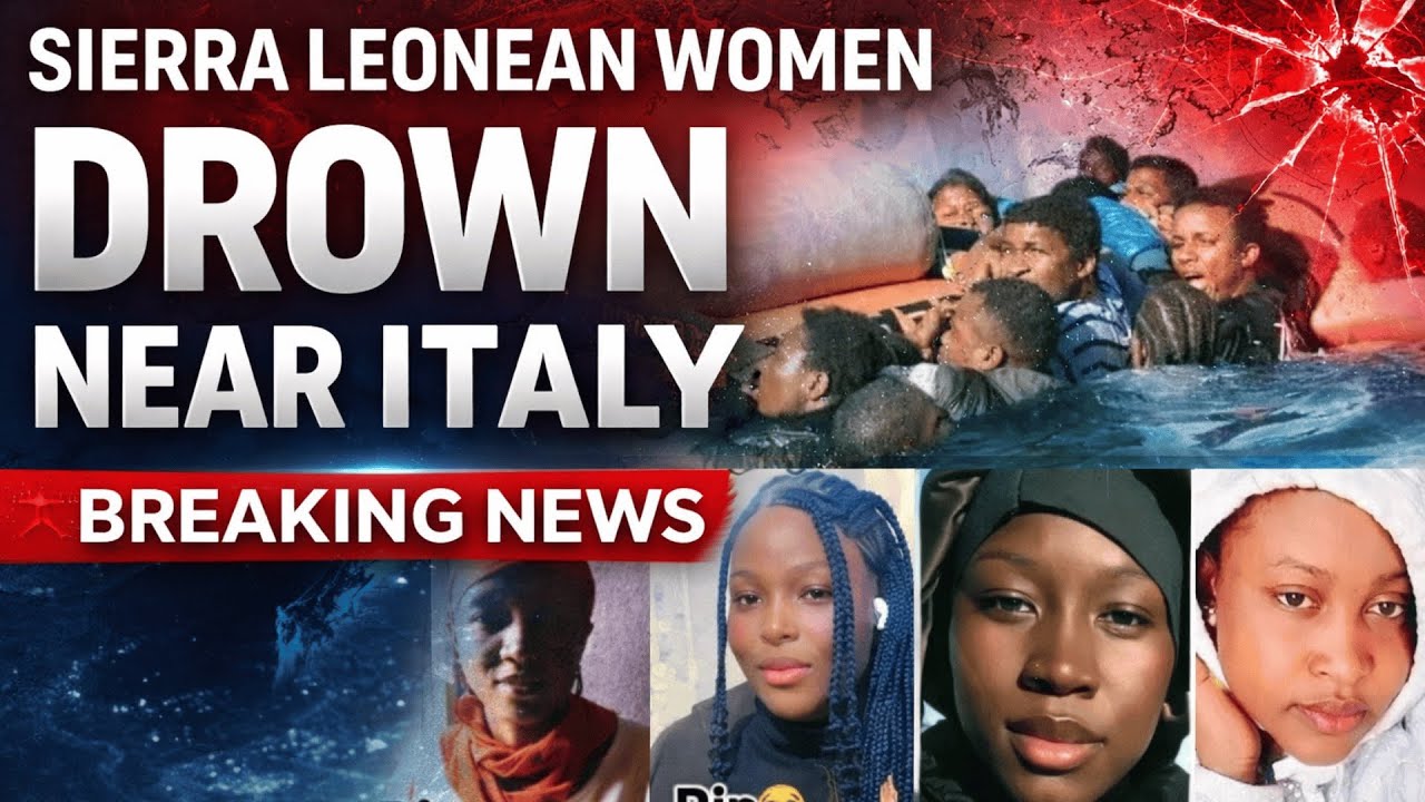 Заголовок: Сообщается, что четыре женщины из Сьерра-Леоне утонули в результате крушения лодки с м...