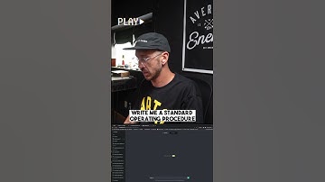 How to us AI to write an SOP for my business