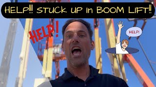 STUCK in Boom LIFT??? MUST WATCH EMERGENCY MOVE #emergencypreparedness #safety #awp  @RyansLiftLab