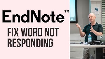 EndNote reageert niet in Word oplossen (Snelle handleiding)