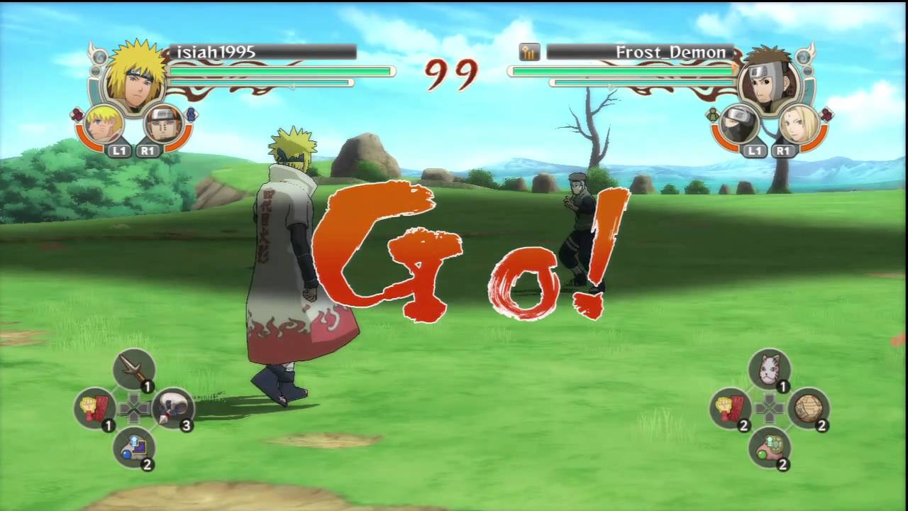 naruto ultimate ninja storm 2 online match 1