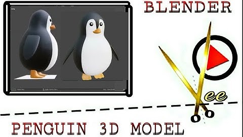 Penguin 3D Model in Blender | Part-1 | Blender Tamil Tutorial | VPee Studios