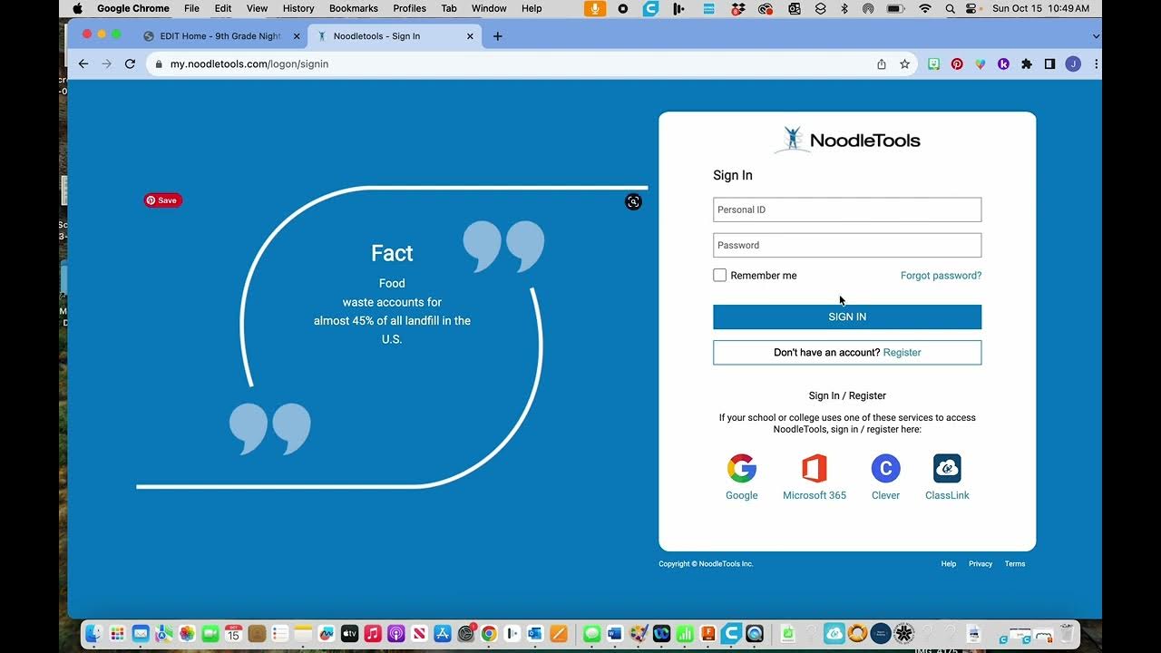 Creating a NoodleTools Account YouTube