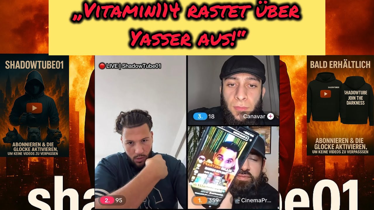 🔴 LIVE | Barrelo & Vitamin114 sind live–Vitamin rastet über Yasser AbouChaker aus&zeigt ein Video!😳🔥