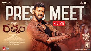 Rathnam Press Meet LIVE | Vishal | Priya Bhavani Shankar | Hari | Devi Sri Prasad | J Media