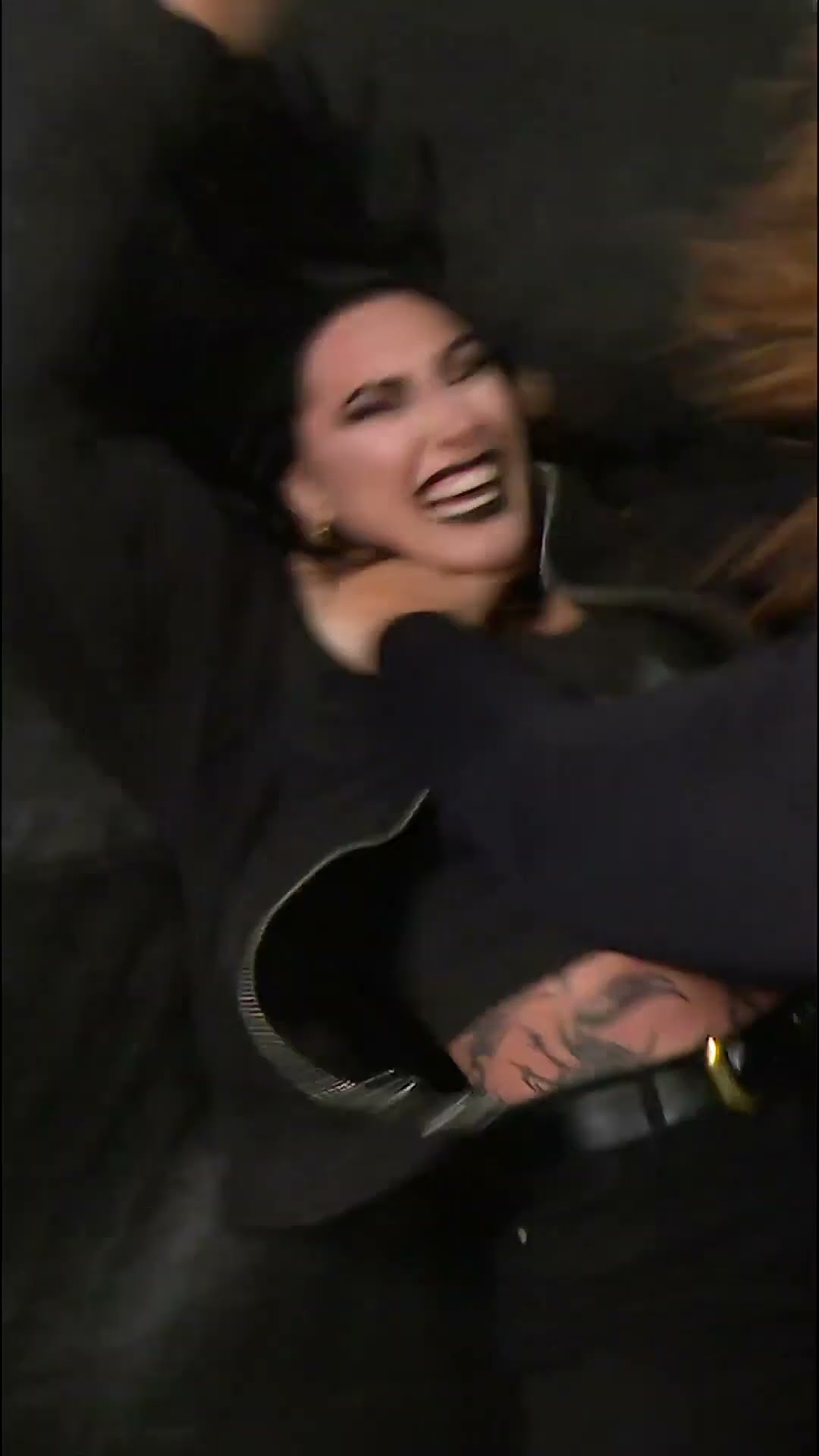 Nia Jax ATTACKS Rhea Ripley during her arrival for tonight’s #RawOnNetflix ??? #WWERaw