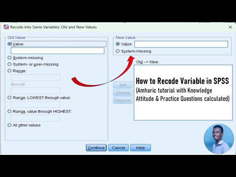 Recoding Variable In SPSS Explained With KAP Example (Amharic Tutorial)