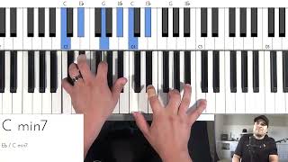 How to play FULL chord progressions (Piano Tutorial) - Application in 