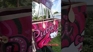 Two iconic worlds collide! 💖 The PUCCI x Hello Kitty Tote Bag #hellokitty #jewelry # #bagcharm