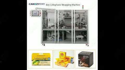 Tea Box Cellophane Overwrapping Machine BTB-400 @autopackm.com