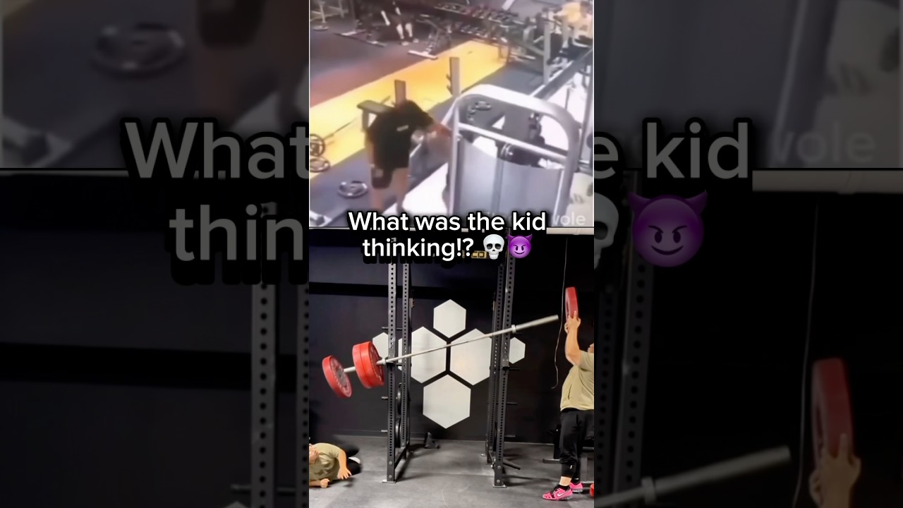 POV: KIDS SHOULD NOT BE ALLOWED IN THE GYM!!? 🤯💀 #shortsfeed #shorts #gym #workout #viral