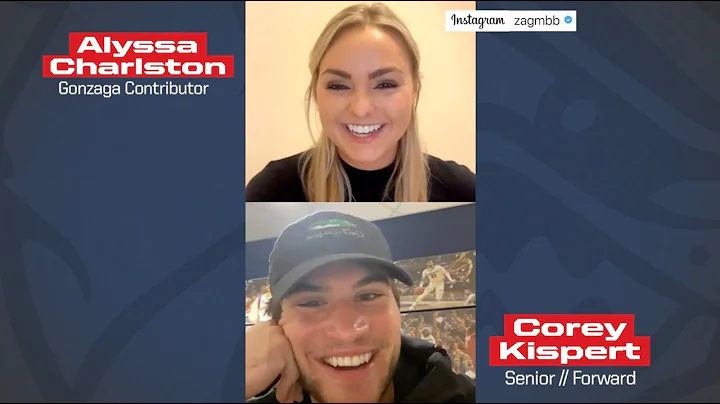 #UnitedWeZag Gonzaga's Corey Kispert on IG Live af...