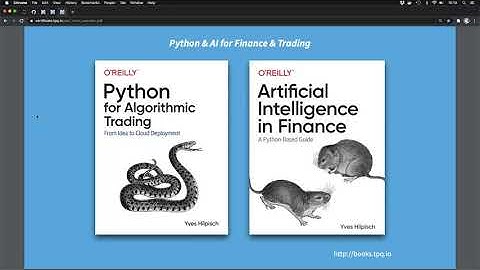 Python for Algorithmic Trading & Computational Finance | Certificate Programs