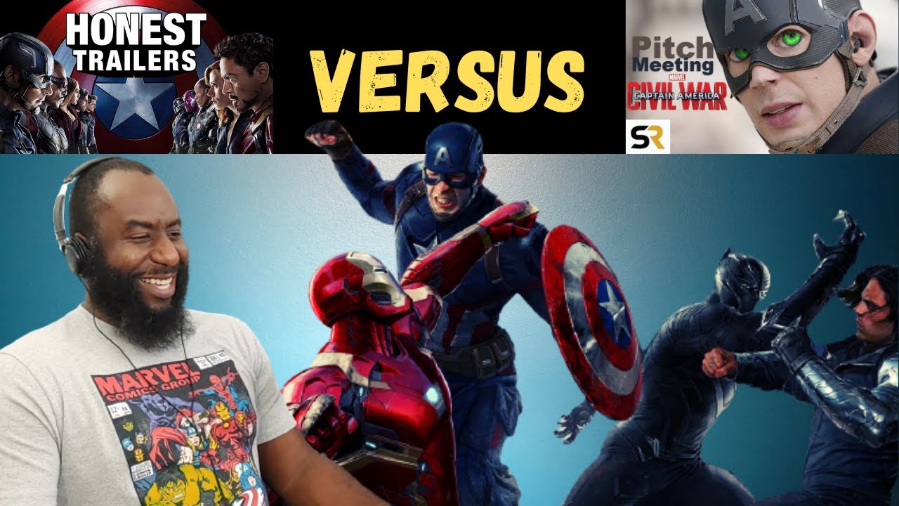 Honest Trailers Vs. Pitch Meeting - Captain America: Civil War (Reaction) -  YouTube
