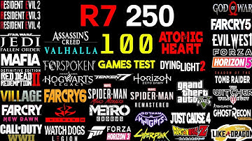 TOP 100 BEST GAMES TEST ON | AMD R7 250 2GB | IN 2023! | I5 2500K | 8 GB RAM