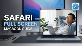 Make Safari Full Screen on MacBook | Full Tutorial 2026