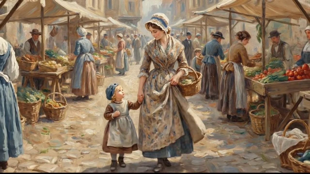 Visual Poems | A Morning at the Old Village Market 🌿| Relaxing Classic Music 2026