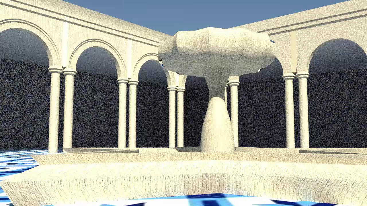 Cinema 4D+V-Ray_speed modeling_Moroccan house