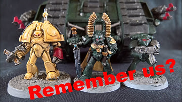 Dark Angels 9th Ed Army Using Rogue Trader Models