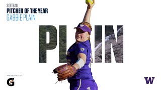 Washington's Gabbie Plain named 2021 Pac-12 Pitcher of the Year