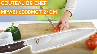 Présentation du couteau de chef Miyabi 6000MCT 24 cm | Couteauxduchef